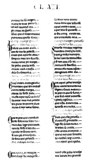 Cantiga 377 folio 2 from [E]